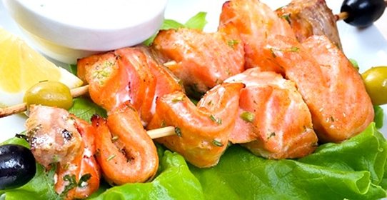 Шашлык из кижуча