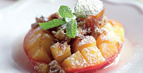 Персики, начиненные финиками