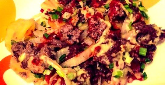 Фарш по-французски с сыром