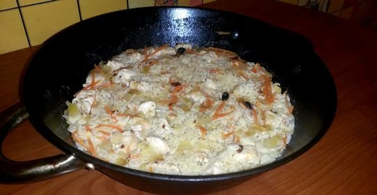 Плов из курицы низкокалорийный