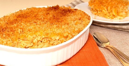 Суфле с макаронами и сыром