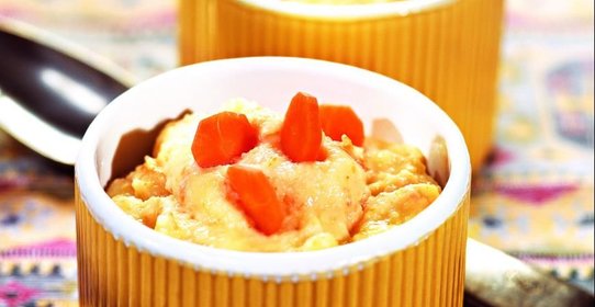 Манная каша с морковью