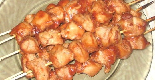 Куриный шашлык в духовке