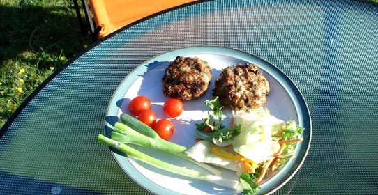 Баранина с фетой на мангале