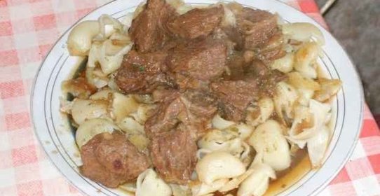 Подлива с мясом к макаронам