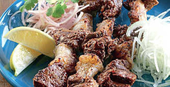 Шашлык думба-жигар