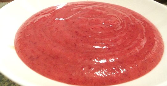 Клюквенное мороженое