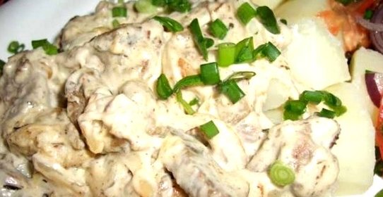 Диетический бефстроганов