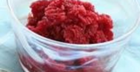 Граните из вишен с бальзамическим уксусом