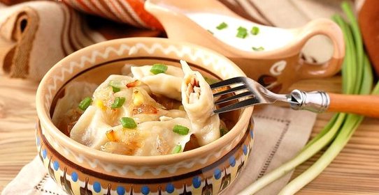 Вареники с мясом