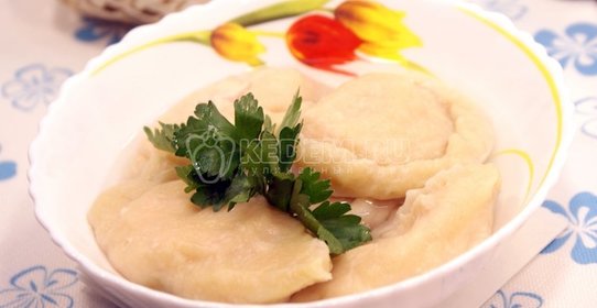 Вареники с крабовым мясом