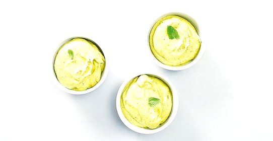 Фисташковый мусс с авокадо