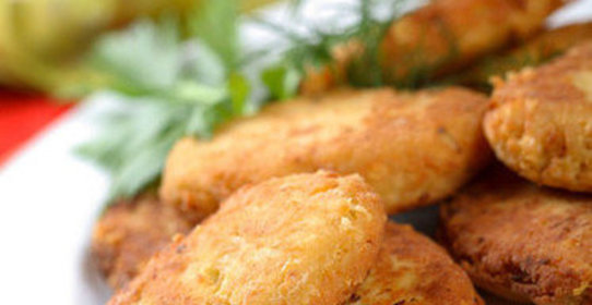 Котлеты из сельдерея и овсяных хлопьев