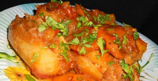 Мафрум (фаршированный мясом картофель)