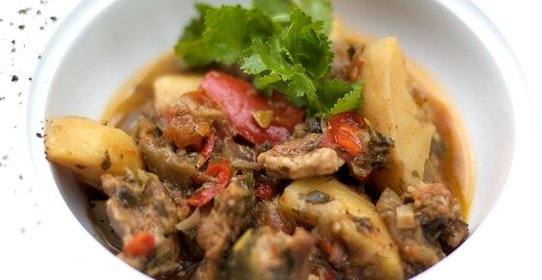 Чанахи со сладким перцем