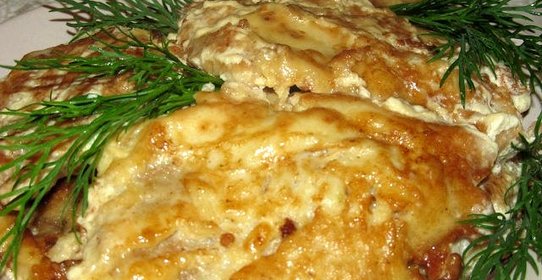 Отбивные из говядины с сыром