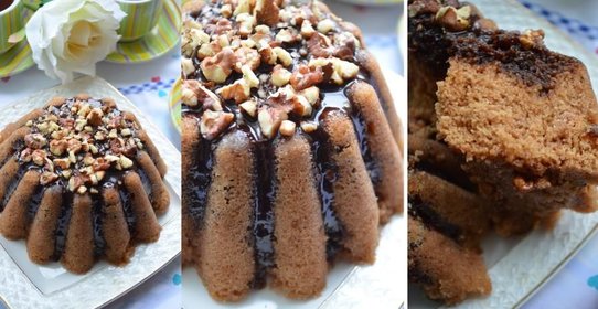 Шоколадный манник в микроволновой печи