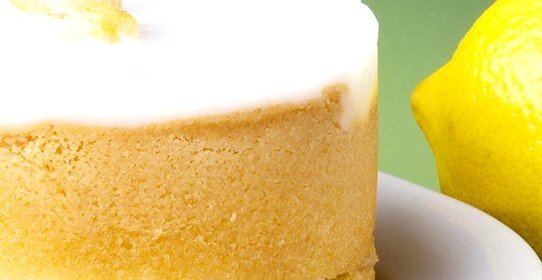 Лимонный пудинг со сливками