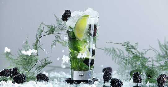 Мохито ежевичный