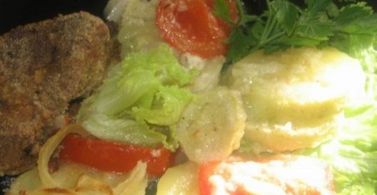 Кабачки с манкой