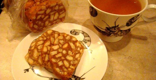 Шоколадная колбаска из детства