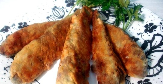 Бычки жареные