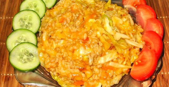 Ленивые голубцы с фаршем