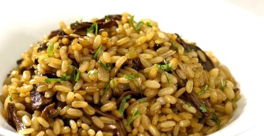 Плов с грибами