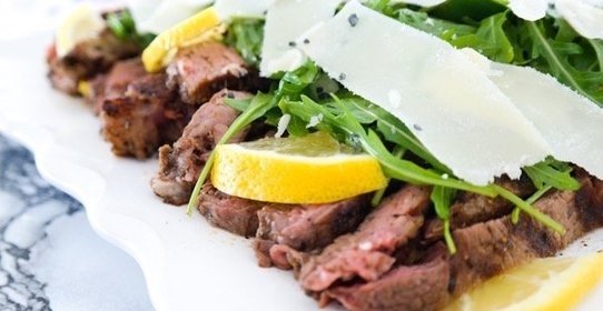 Ромштекс из свинины на гриле