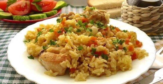 Плов с курицей