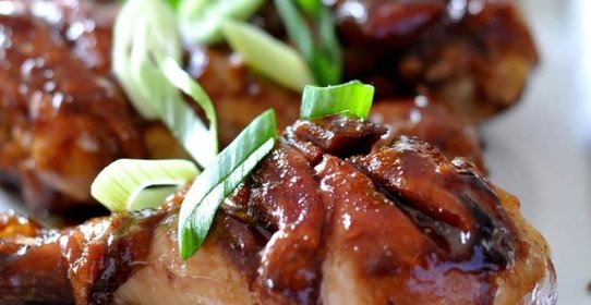 Курочка в хойсиново-медовой глазури