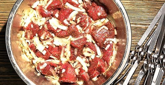 Шашлык из говядины