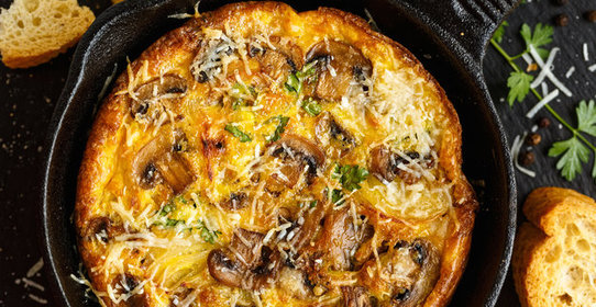 Фриттата с грибами