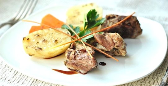 Баранина на пару