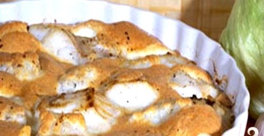 Судак в сырном суфле