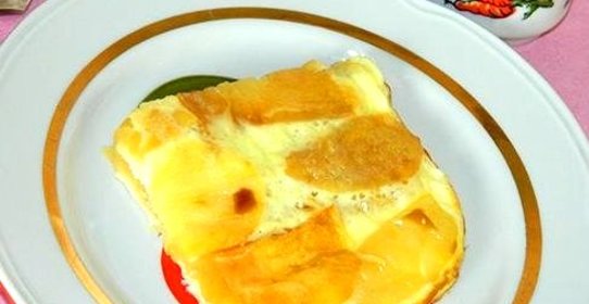 Яичница с яблоками