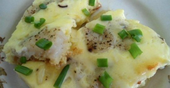 Яичница с рыбой