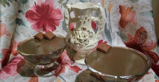 Шоколадно-молочное желе