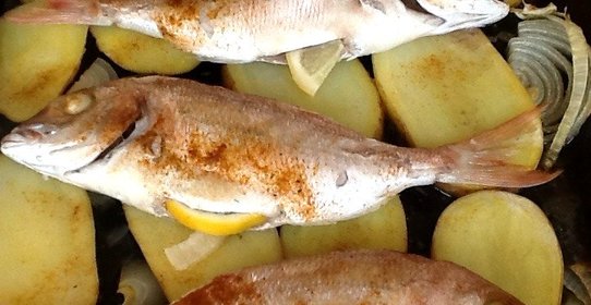 Пагель запеченный