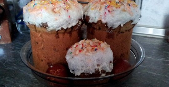 Пасхальный кулич на закваске без дрожжей