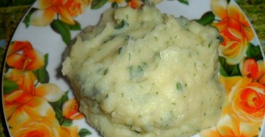 Пюре с зеленью