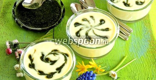 Шоколадный базиликовый крем