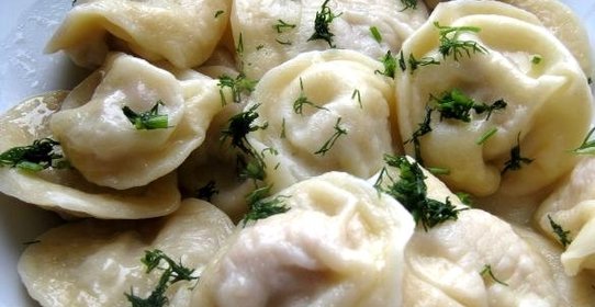 Пельмени с уксусом