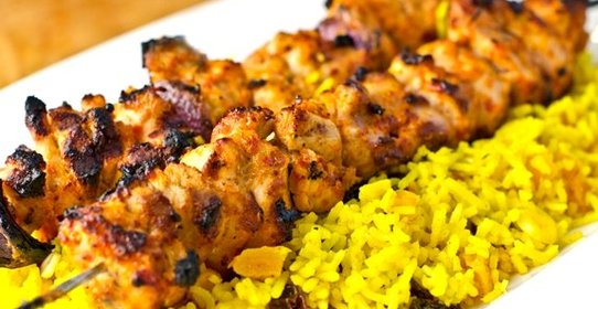 Сочный шашлык из куриной грудки