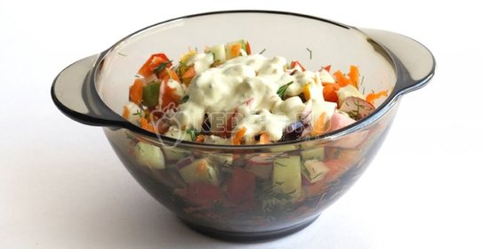 Салат «Овощная палитра»