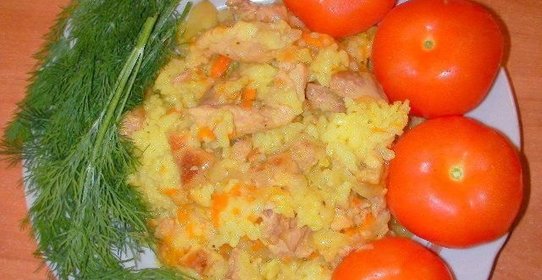 Плов со свининой в мультиварке