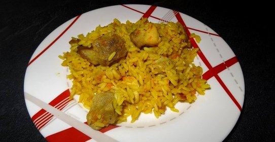 Плов с чесноком