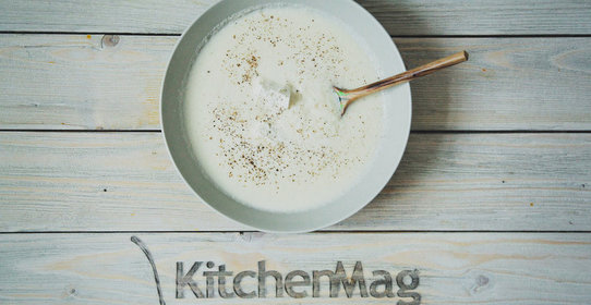 Крем-суп из цветной капусты с брынзой