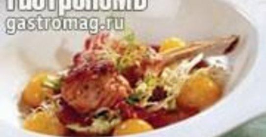 Теплый салат с телятиной