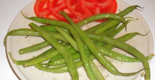 Салат из зеленой фасоли (монгольский)